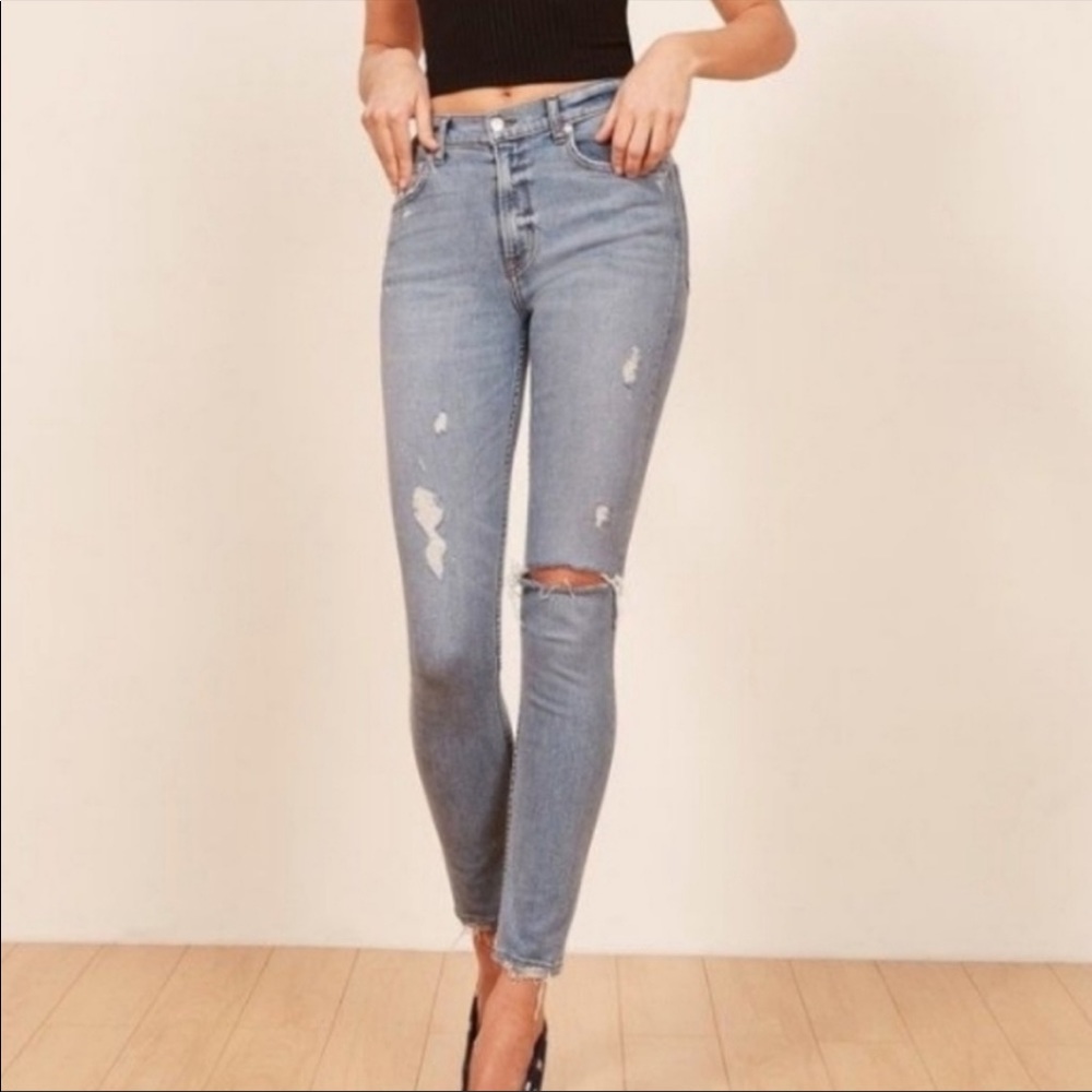 Reformation high and skinny Jean